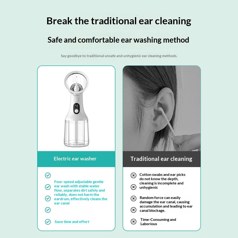 Portable rechargeable ear cleaner