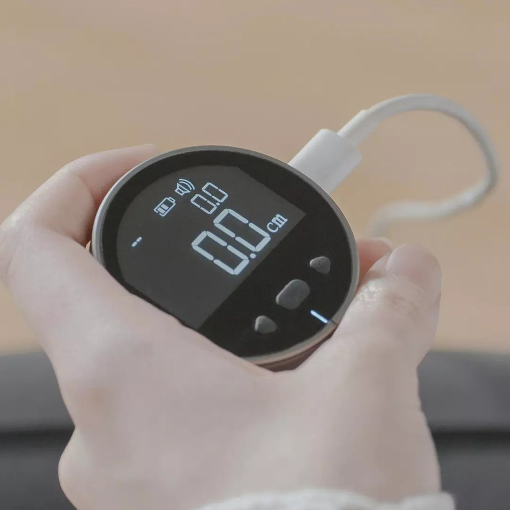 Electric rechargeable measuring tape, heavy duty