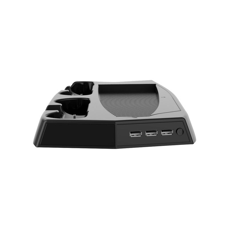Cooling fan and controller charger combo for ps5