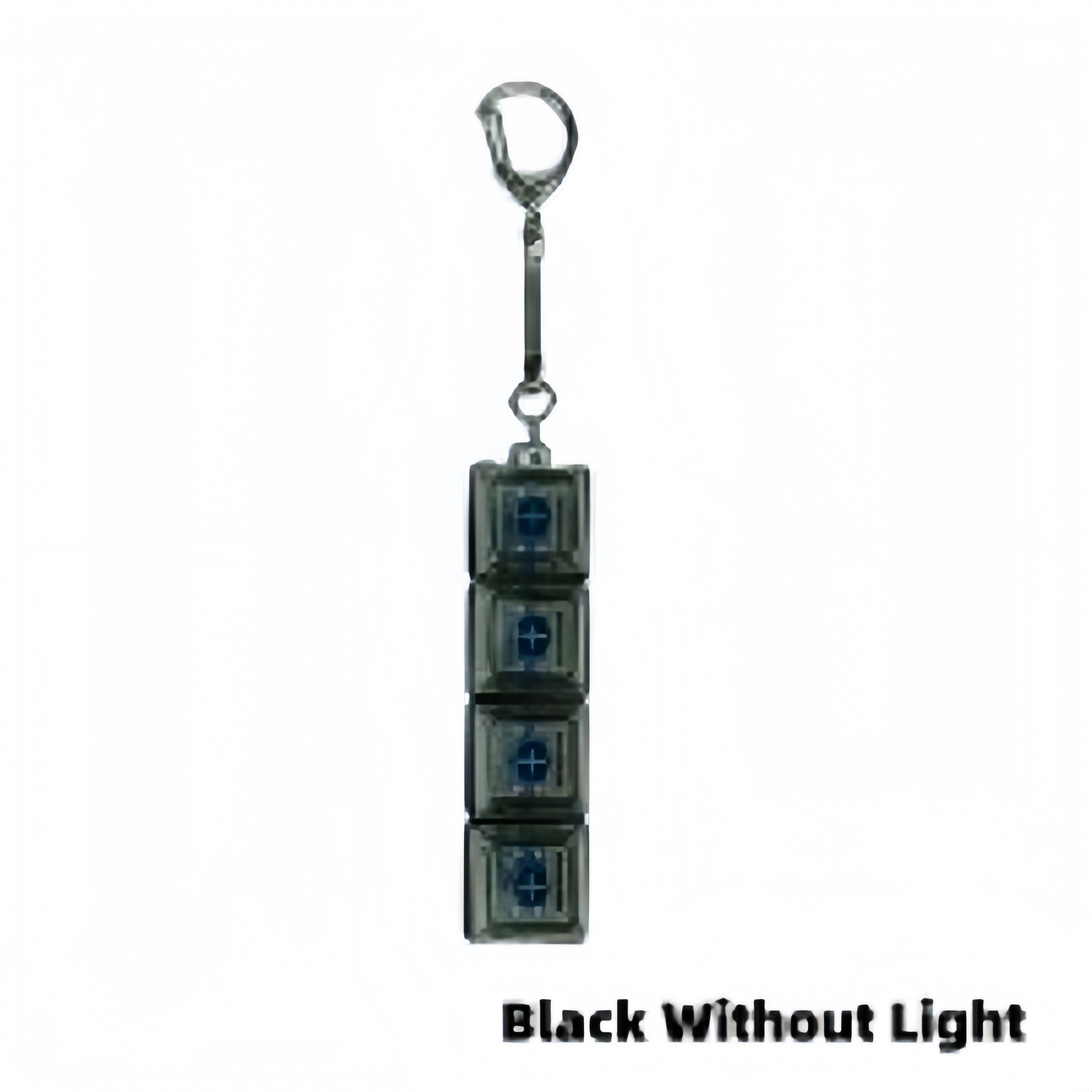 Key cap stress relief toy with LEDS