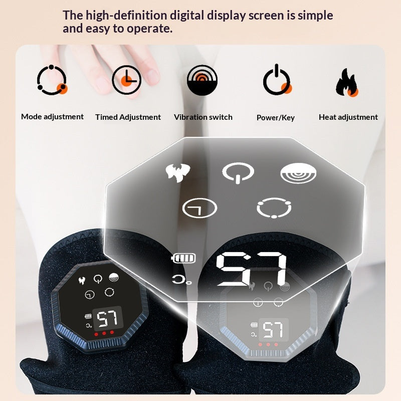 Knee Massager With Electric Heating And Heat Therapy Device