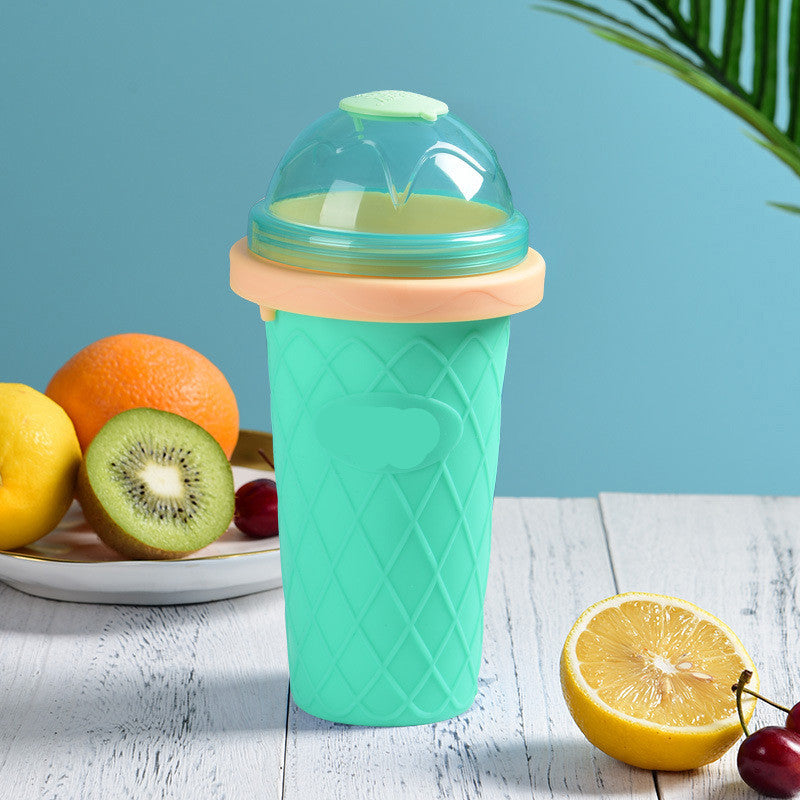 Slush maker at home squeeze to freeze