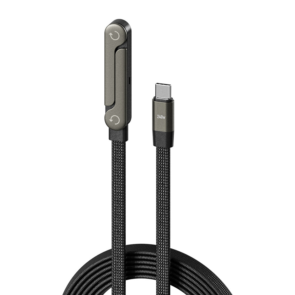 Turbo charging cable with stand and does not get in the way