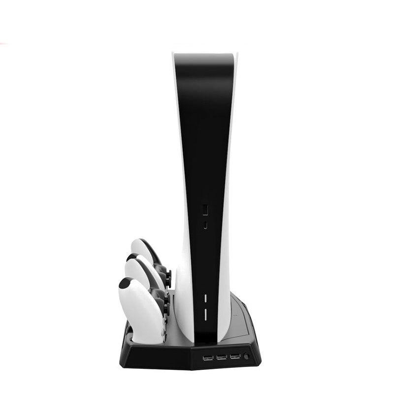 Cooling fan and controller charger combo for ps5