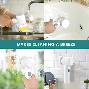 Electric Spin Cleaning Brush (Rechargeable Bathroom & Kitchen Scrubber)