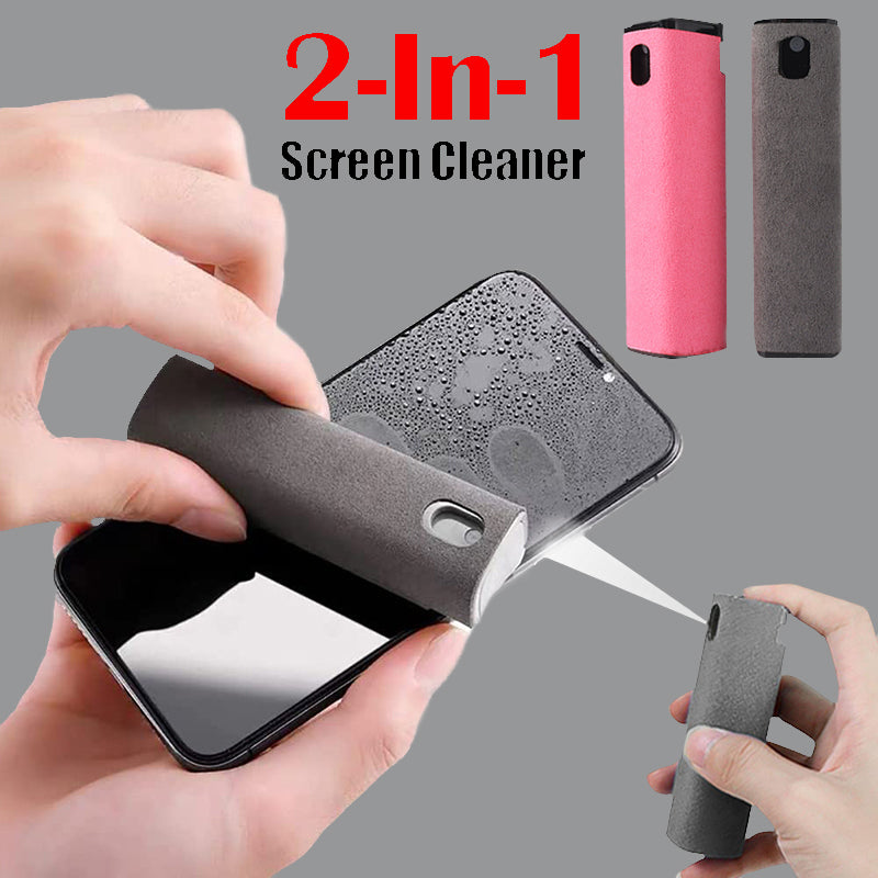 2-in-1 Phone Screen Cleaner Kit (Portable & Refillable)