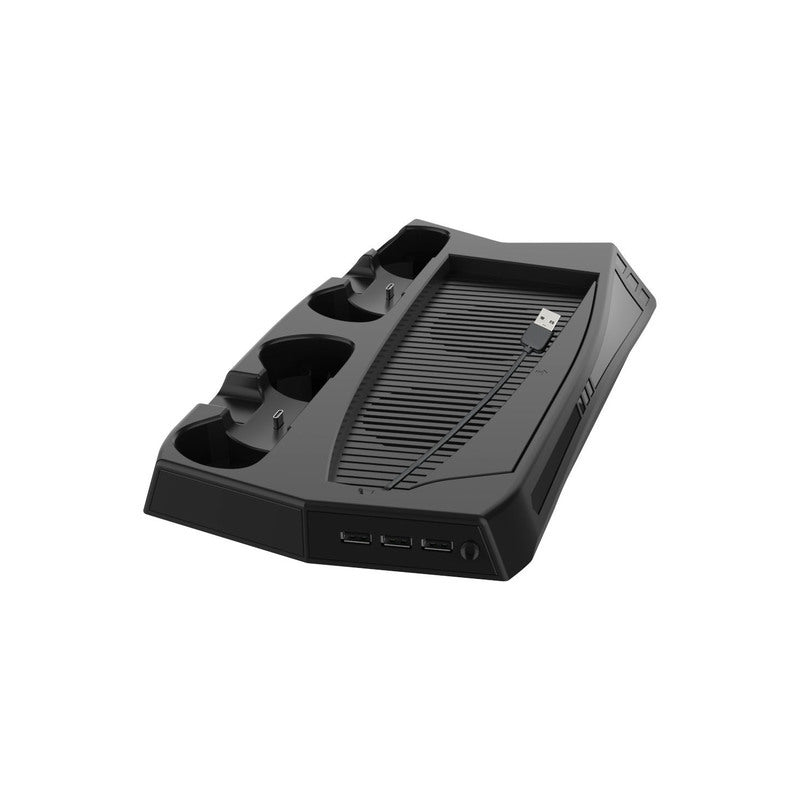 Cooling fan and controller charger combo for ps5