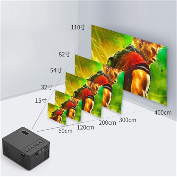 Smart projector with usb