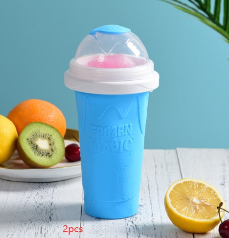 Slush maker at home squeeze to freeze