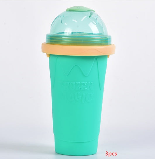Slush maker at home squeeze to freeze