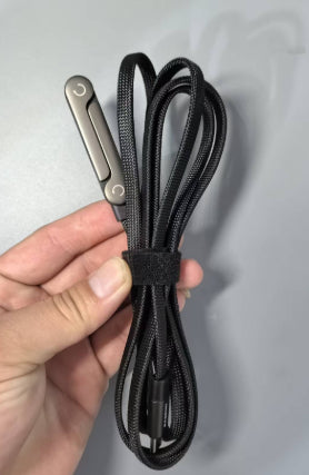 Turbo charging cable with stand and does not get in the way