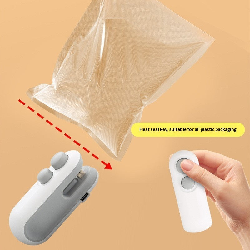 Rechargeable bag sealer 2 in 1 combo