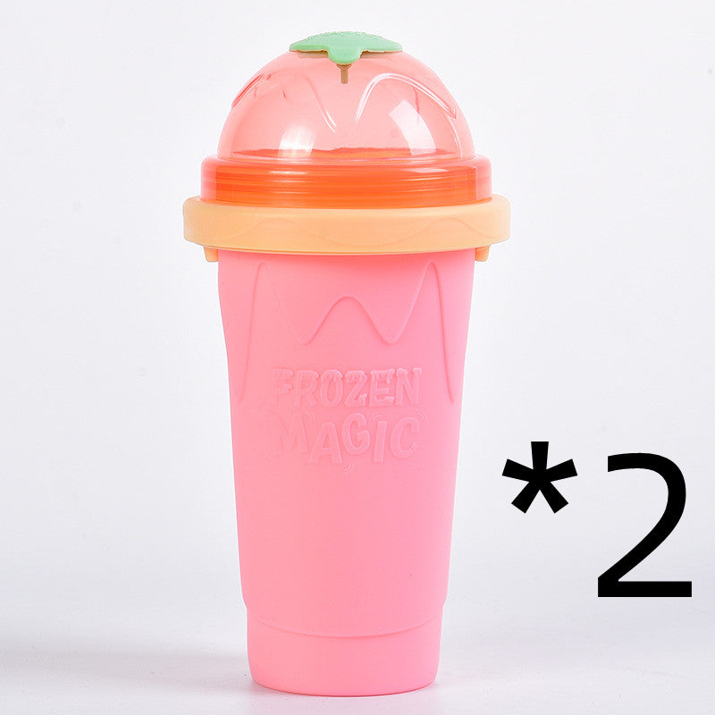 Slush maker at home squeeze to freeze