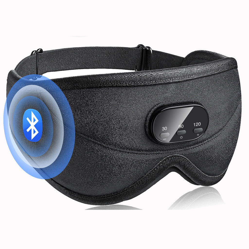 Bluetooth sleep mask with music and eye comfort with complete darkness