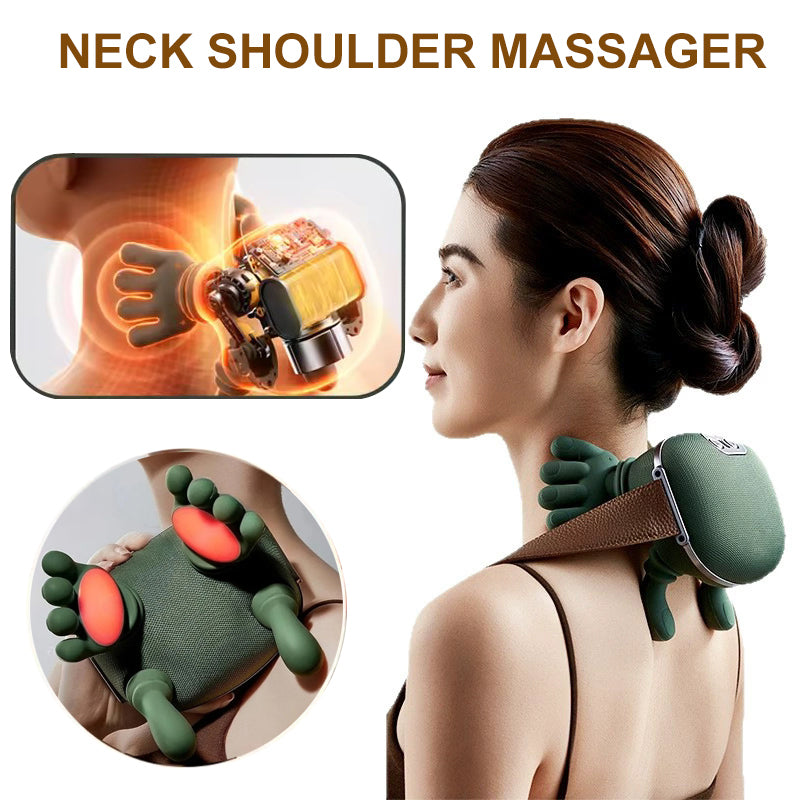 Shoulder and neck massager for neck and shoulder pain