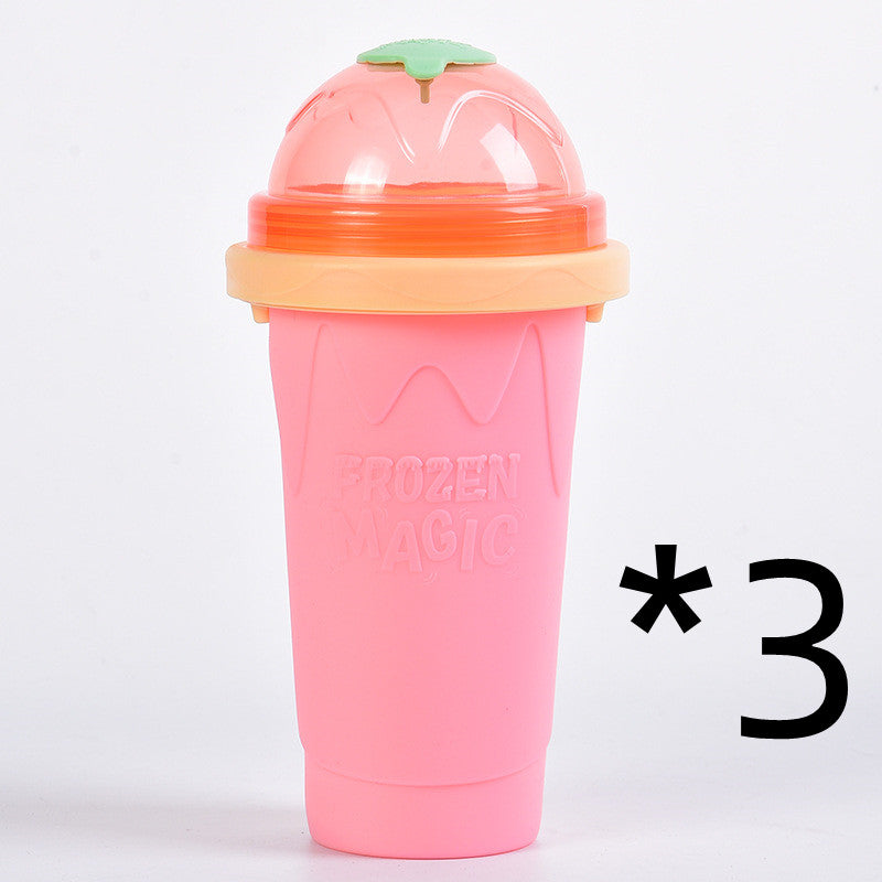 Slush maker at home squeeze to freeze