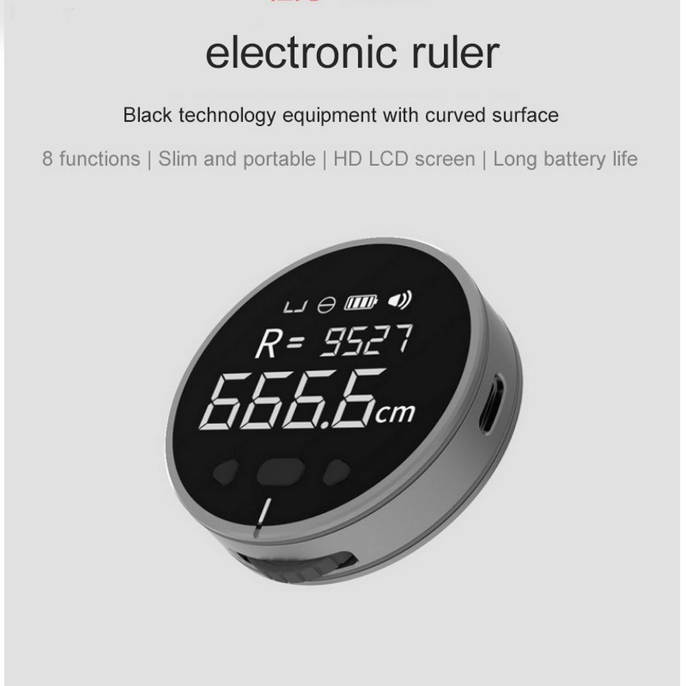 Electric rechargeable measuring tape, heavy duty